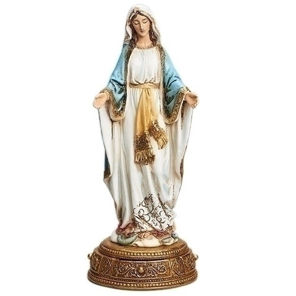 Our Lady of Grace Heavenly Protectors Statue with Prayer Drawer